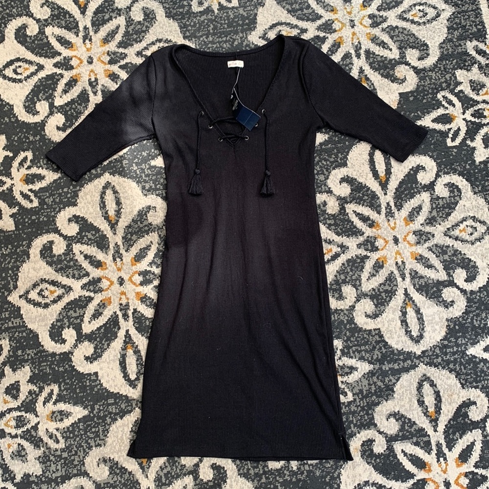 Hollister Mid Sleeve Mini Dress